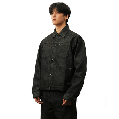 DARK FADED TRUCKER JACKET