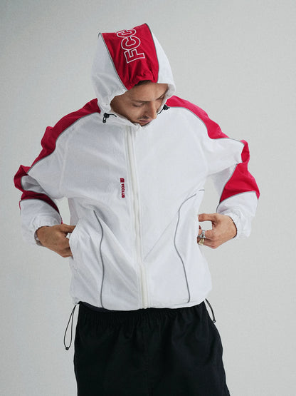 CURVE LINE NYLON JACKET