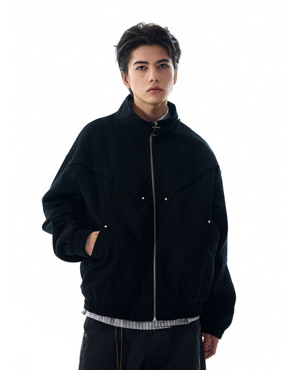 URBAN PANEL STRUCTURED ZIP JACKET