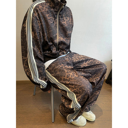 LEOPARD TRACK JACKET & PANTS