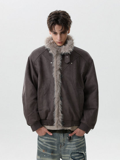 LUXE FUR COLLAR JACKET