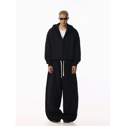 HEAVY WIDE SWEAT BAGGY PANTS