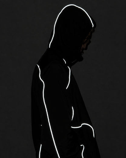 CURVE LINE NYLON JACKET