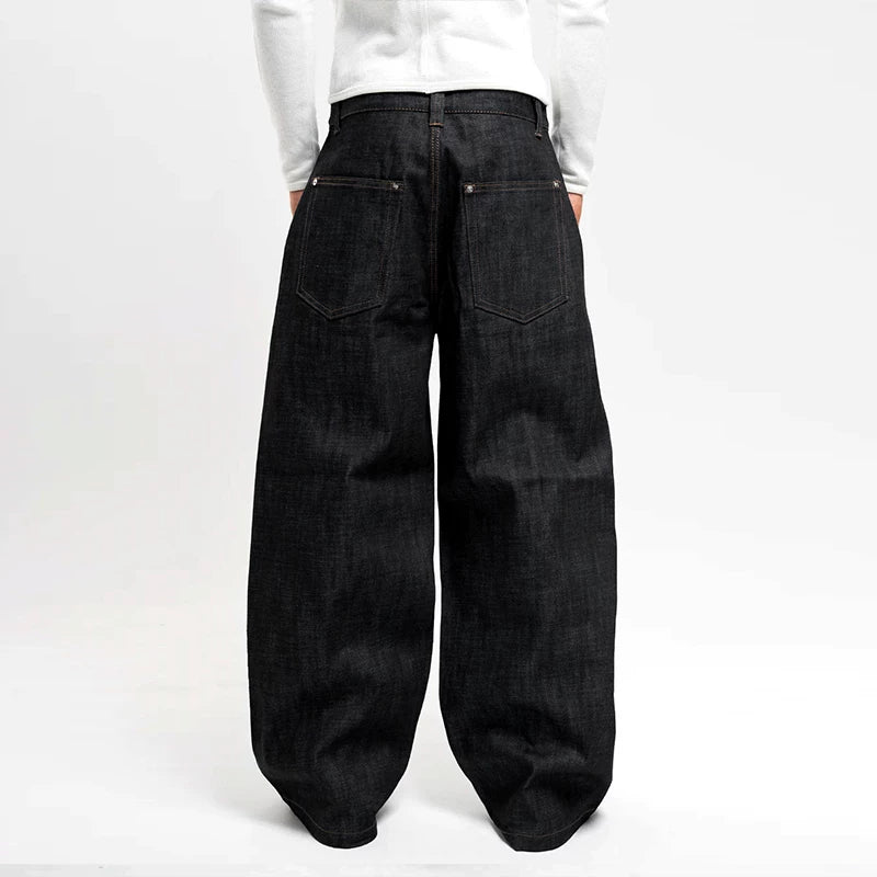 15oz HEAVY RAW BAGGY DENIM