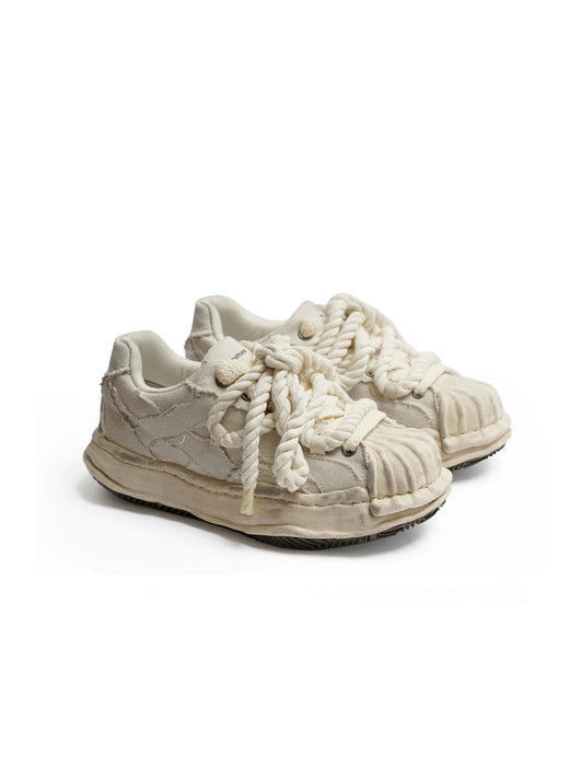 VINTAGE DISTRESSED ROPE SHOES