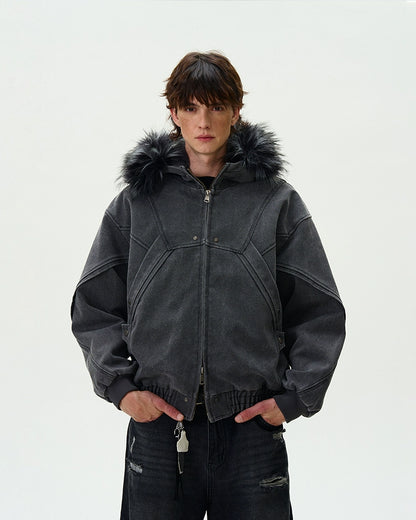 DECONSTRUCTS FUR JACKET