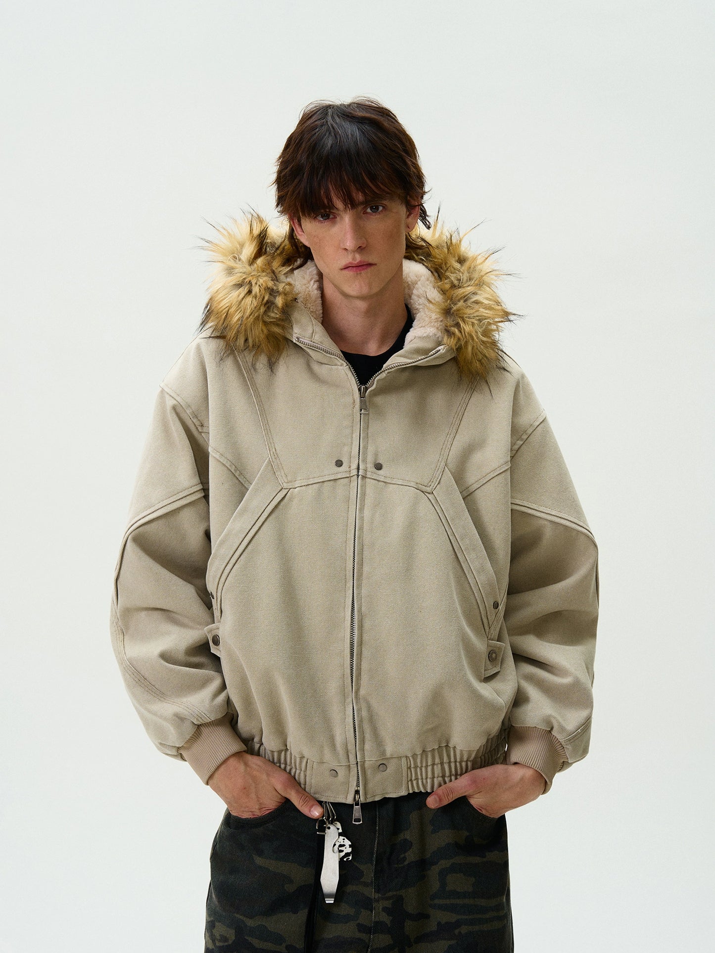 DECONSTRUCTS FUR JACKET