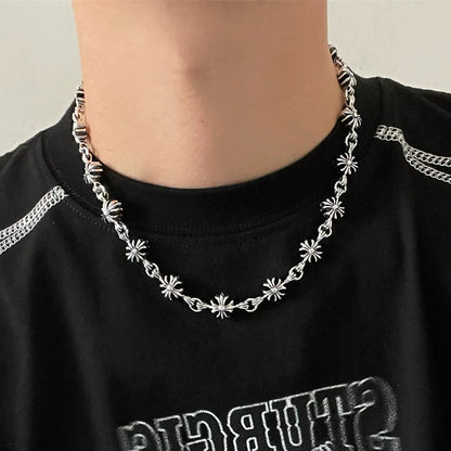 GOTHIC FLOWER NECKLACE