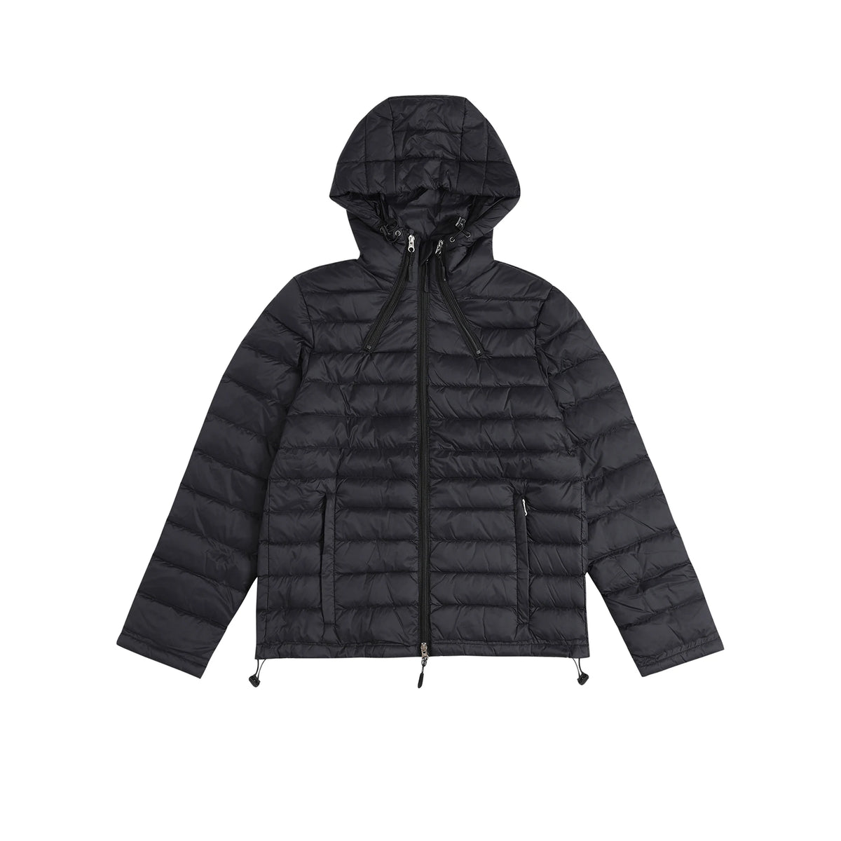 OVERSIZED HOOD CROPPED PUFFER JACKET