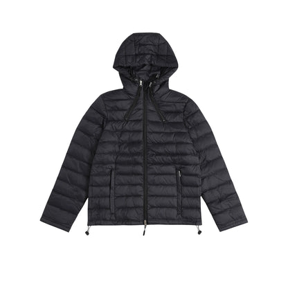 OVERSIZED HOOD CROPPED PUFFER JACKET