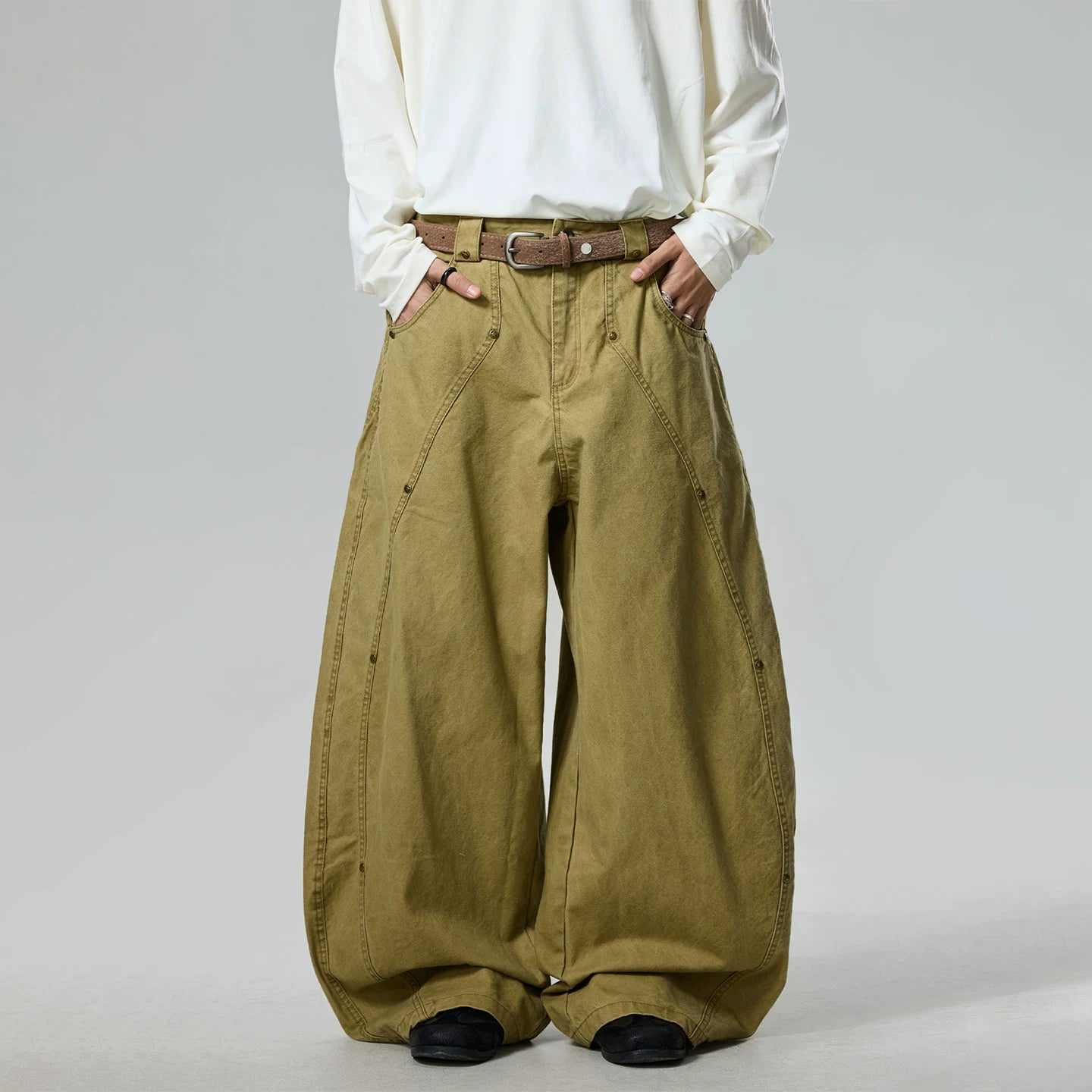 VINTAGE WASHED BALLOON PANTS