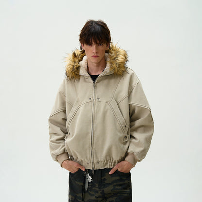 DECONSTRUCTS FUR JACKET