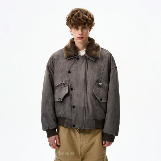 FUR COLLAR FIELD JACKET