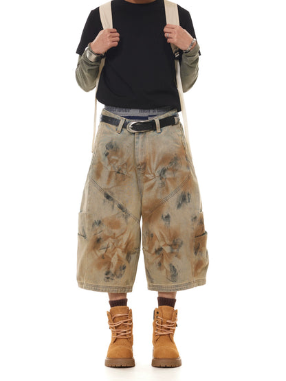 VINATGE DISTRESSED DENIM SHORTS