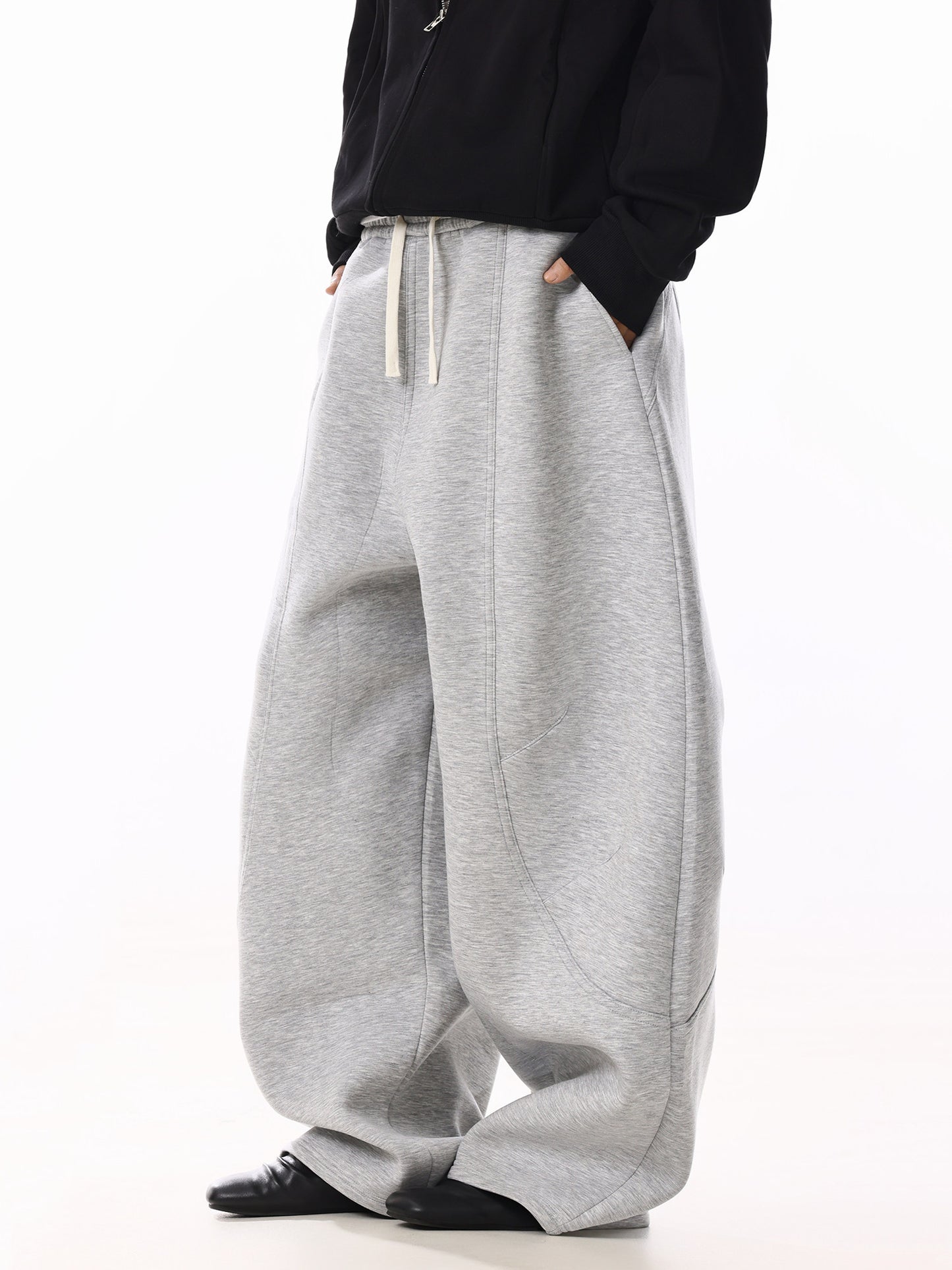 HEAVY WIDE SWEAT BAGGY PANTS