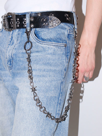 BARBED WIRE WALLET CHAIN