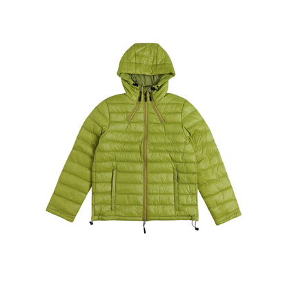 OVERSIZED HOOD CROPPED PUFFER JACKET