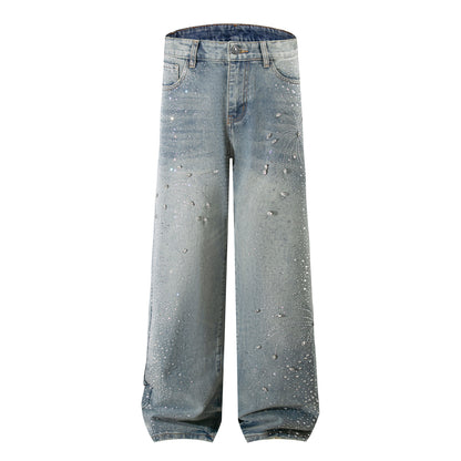 SPARKLERS RHINESTONE DENIM PANTS