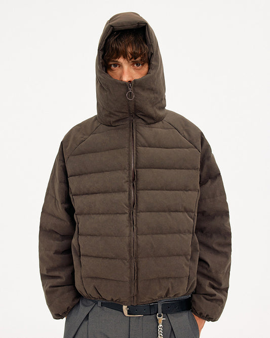 HIGH-NECK MICRO DOWN JACKET