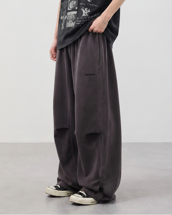 FADE DRAPE WIDE SWEAT PANTS