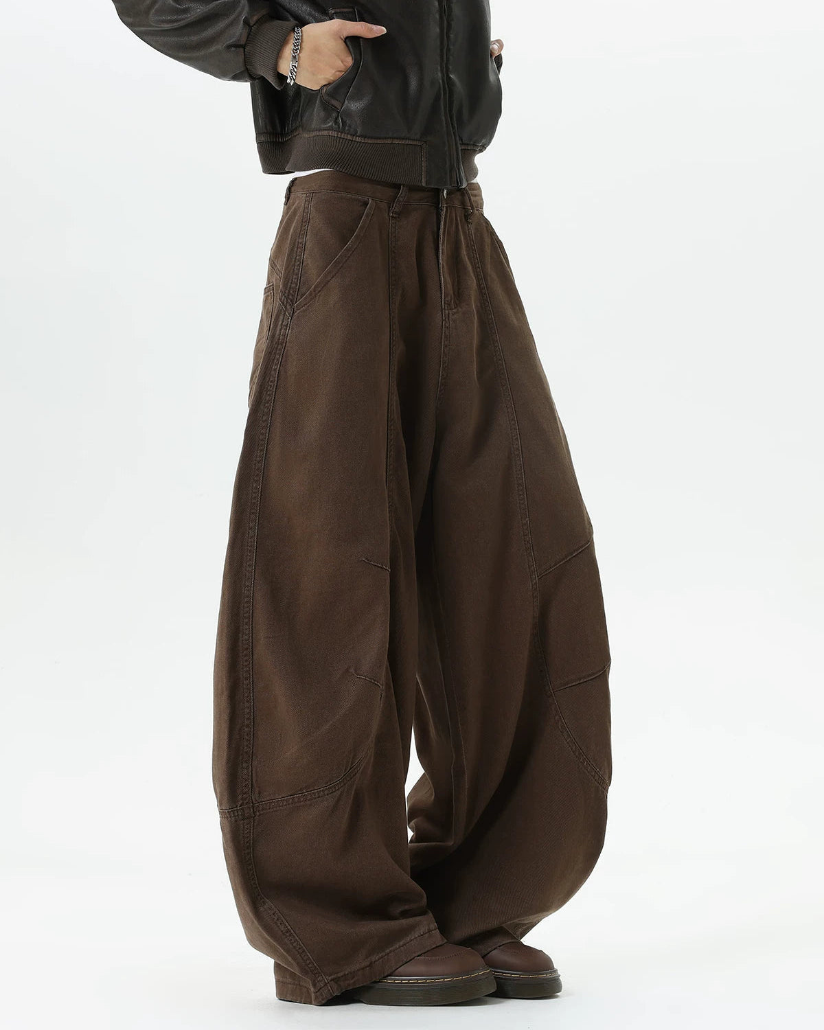 VINTAGE BARREL WIDE PANTS