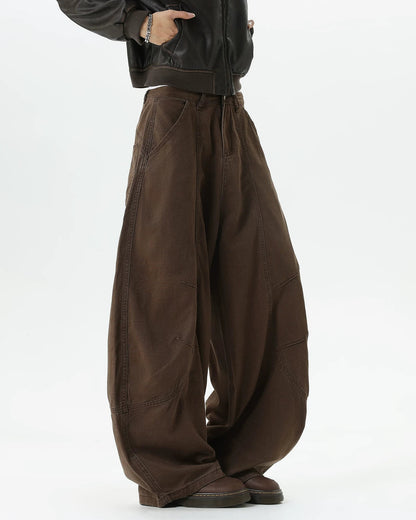 VINTAGE BARREL WIDE PANTS