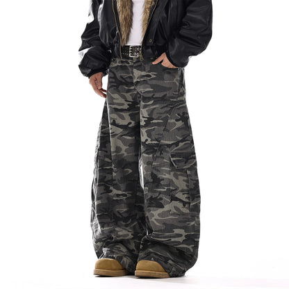 CAMO BAGGY CARGO PANTS