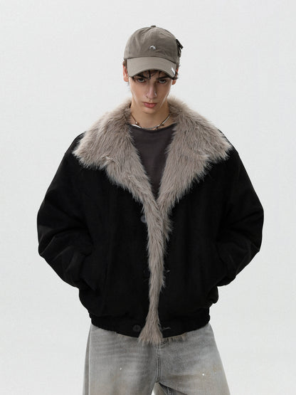 LUXE FUR COLLAR JACKET