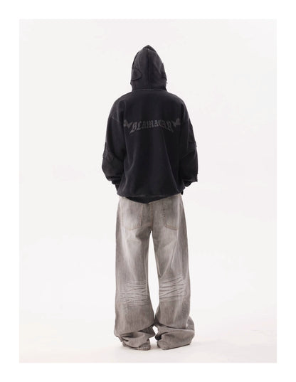 WASH AGED BAGGY DENIM PANTS – GEEK WASH AGED BAGGY DENIM PANTS – GEEK