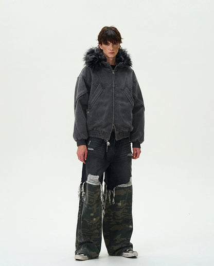 DECONSTRUCTS FUR JACKET