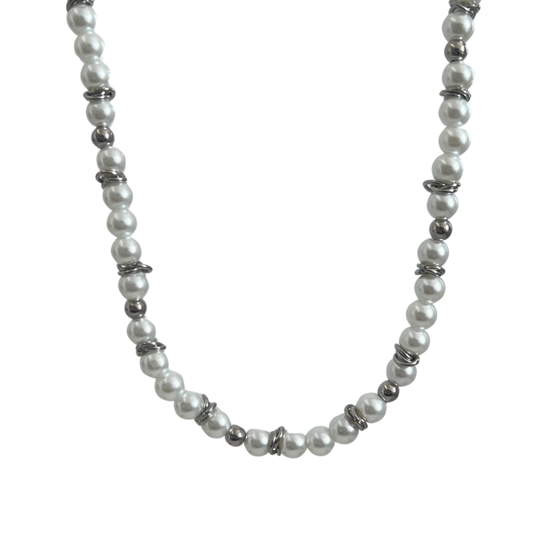 MARBLE PEARL NECKLACE