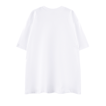 BLUE MONOTONE MODEL PRINT T-SHIRTS