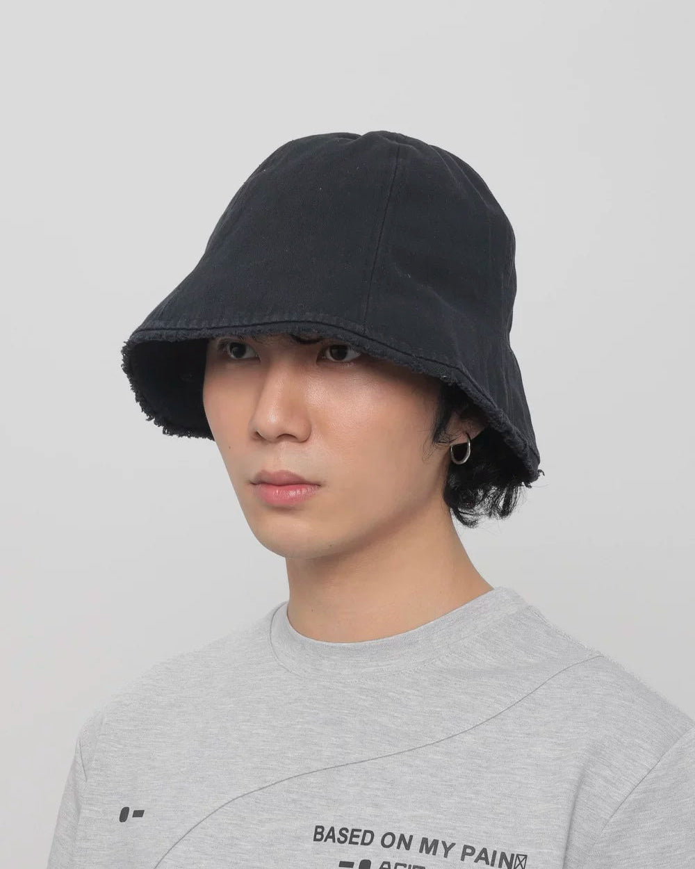 WASHED EDGE BUCKET HAT