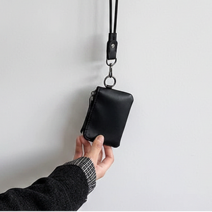 BLACK LINK CORD WALLET