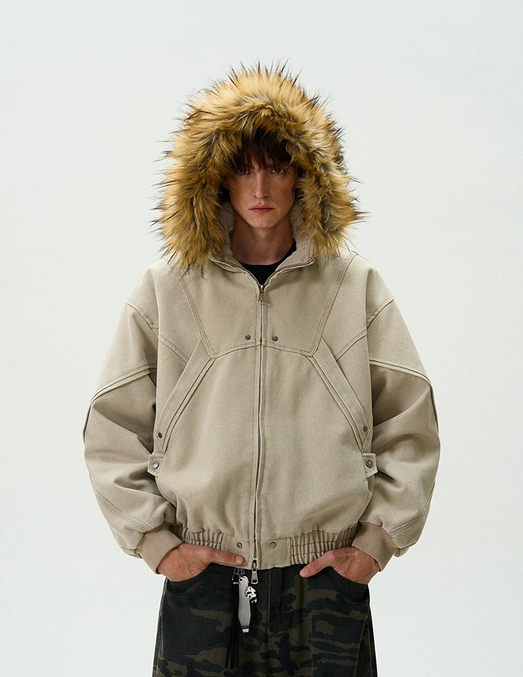 DECONSTRUCTS FUR JACKET