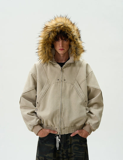 DECONSTRUCTS FUR JACKET