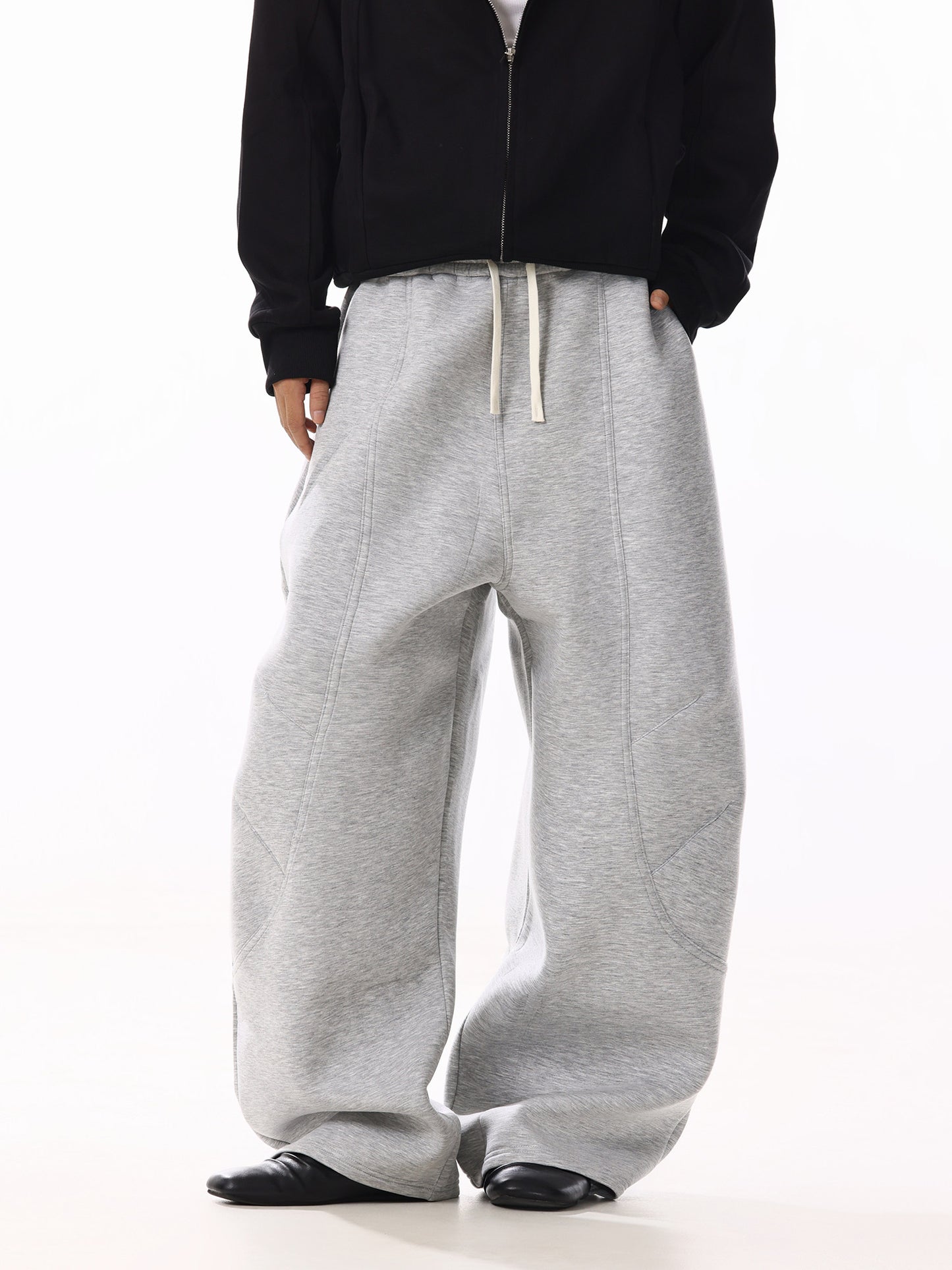 HEAVY WIDE SWEAT BAGGY PANTS