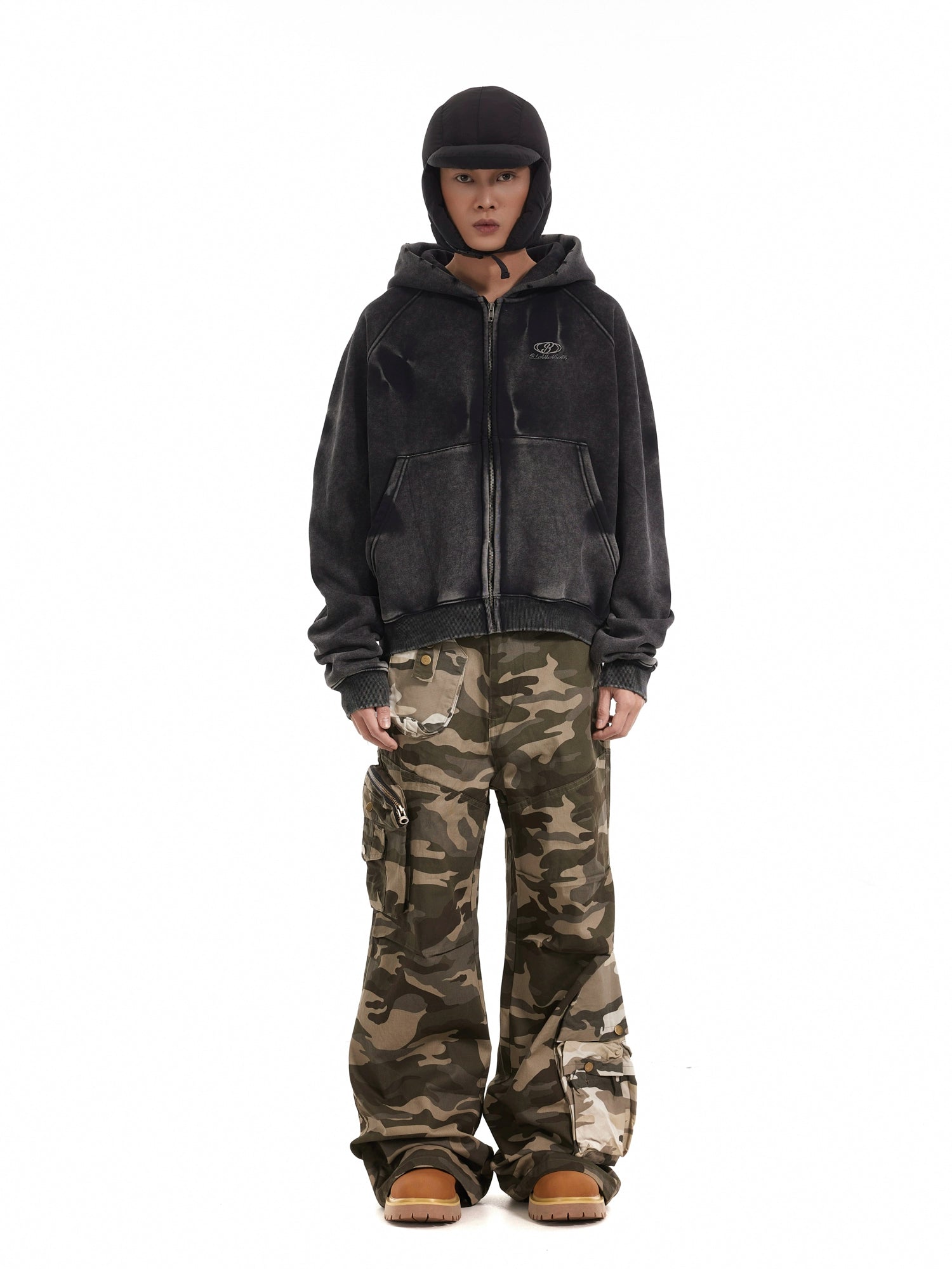 【新品・未使用】G.E.E.K heavy washed zip hoodie HEAVY WASHED ZIP HOODIE – GEEK