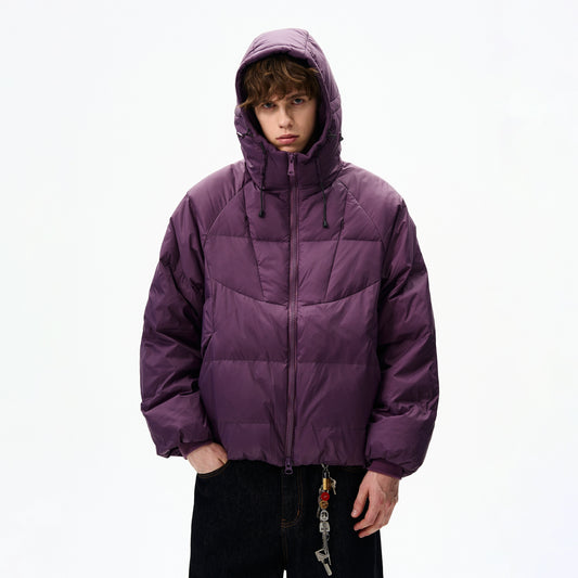 LIGHT DOWN HOODED JACKET
