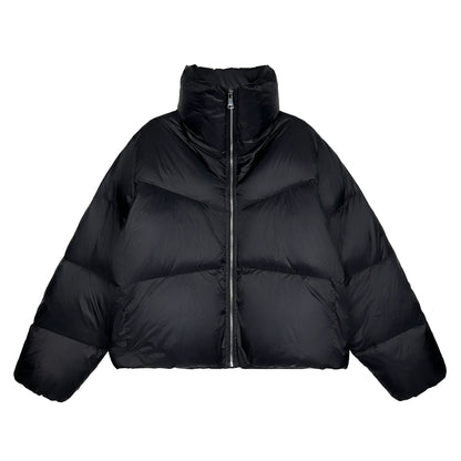 HIGHNECK STAND COLLAR PUFFER JACKET