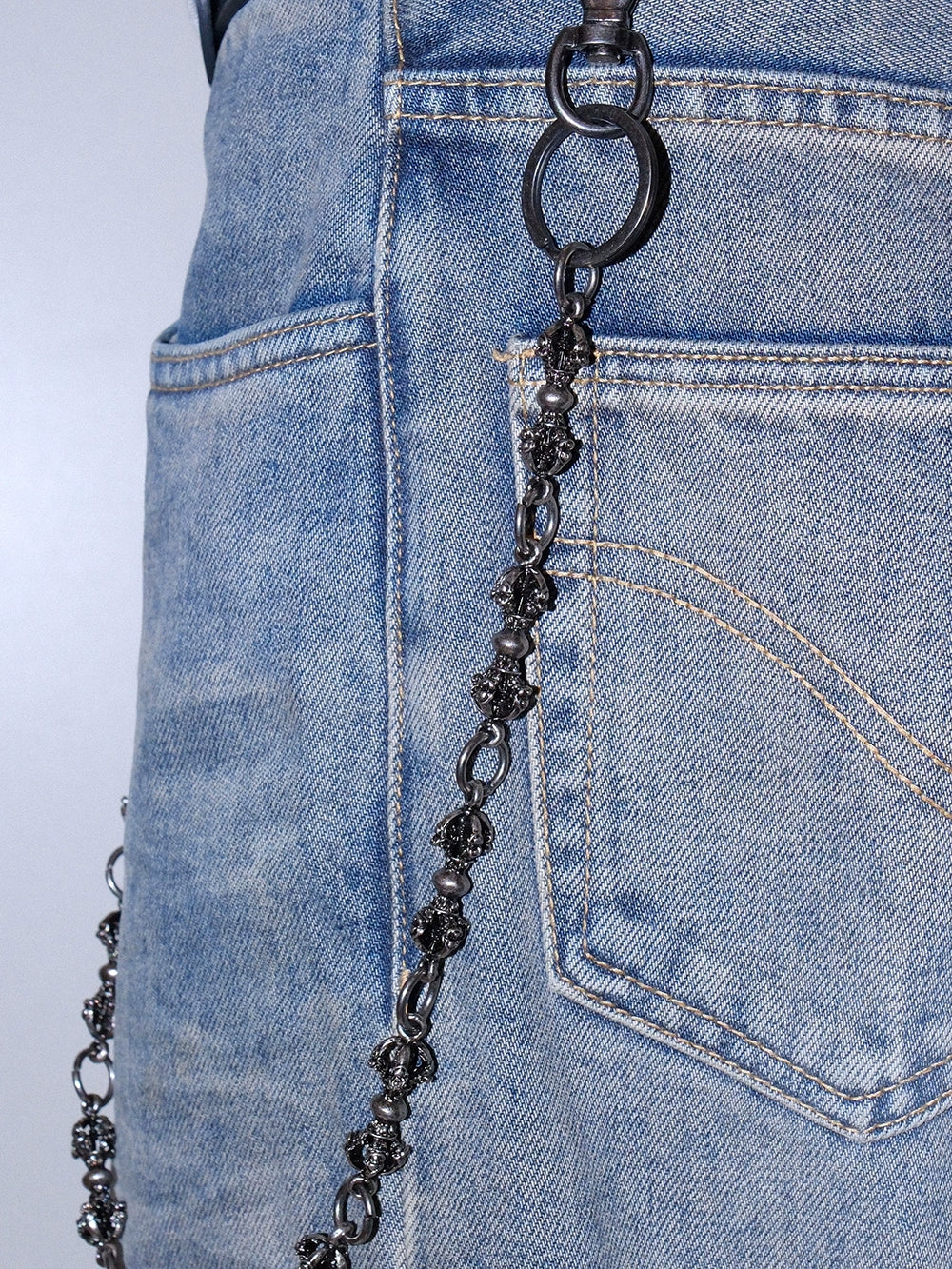 VINATGE HEAVY KNOT WALLET CHAIN