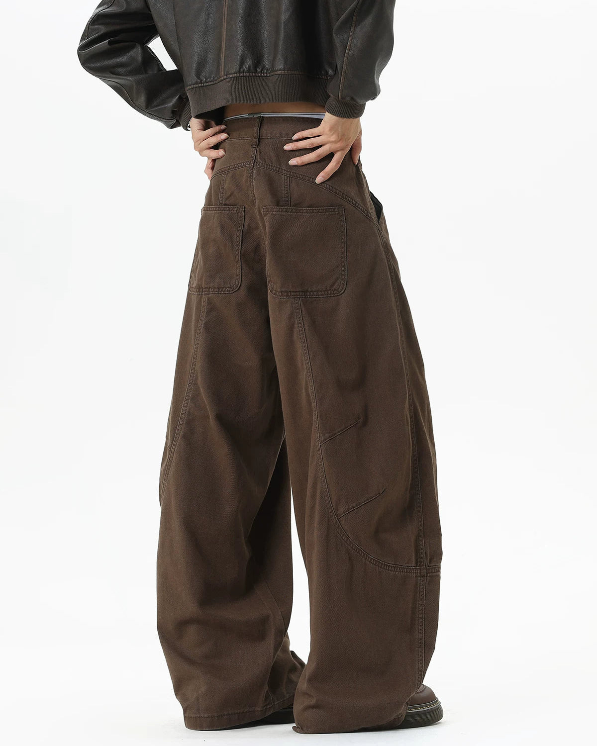 VINTAGE BARREL WIDE PANTS