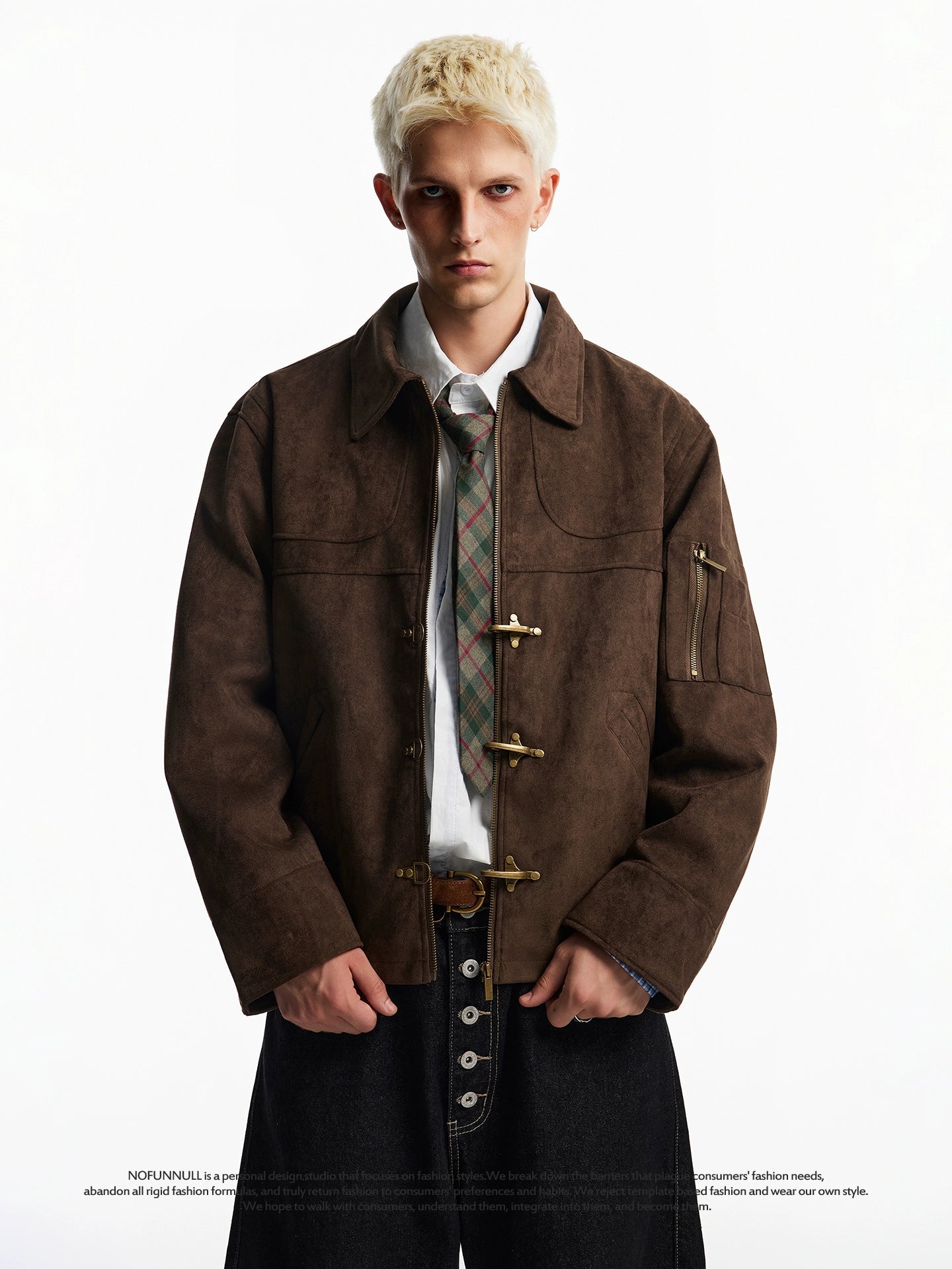 GOLD BUCKLE URBAN FIREMAN JACKET