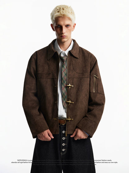 GOLD BUCKLE URBAN FIREMAN JACKET