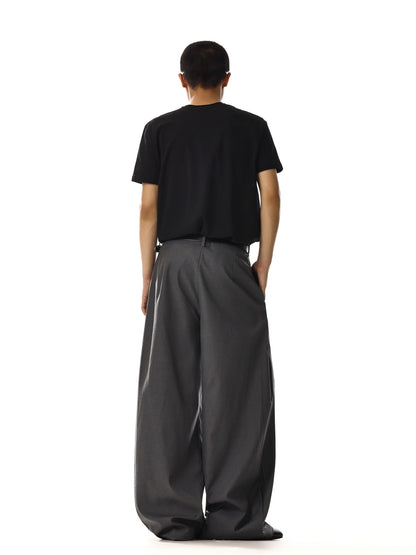 WIDE LEG TAILORED FLARE SLACKS