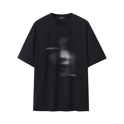 DARK ABSTRACT PHANTOM PRINT T-SHIRT
