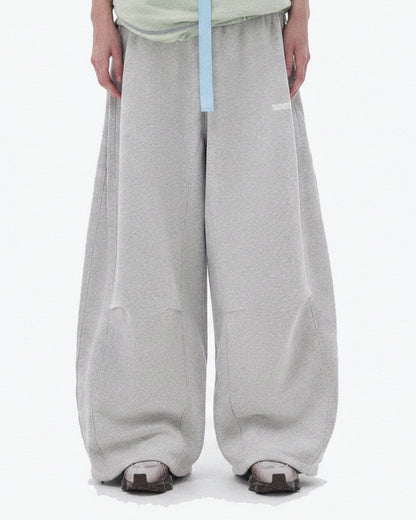FADE DRAPE WIDE SWEAT PANTS