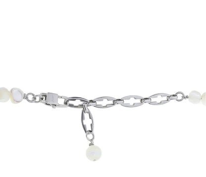 CROSS SHELL BEAD SPLICED NECKLACE