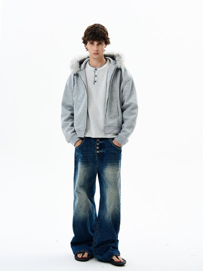 CLEANFIT FUR HOODED ZIP JACKET