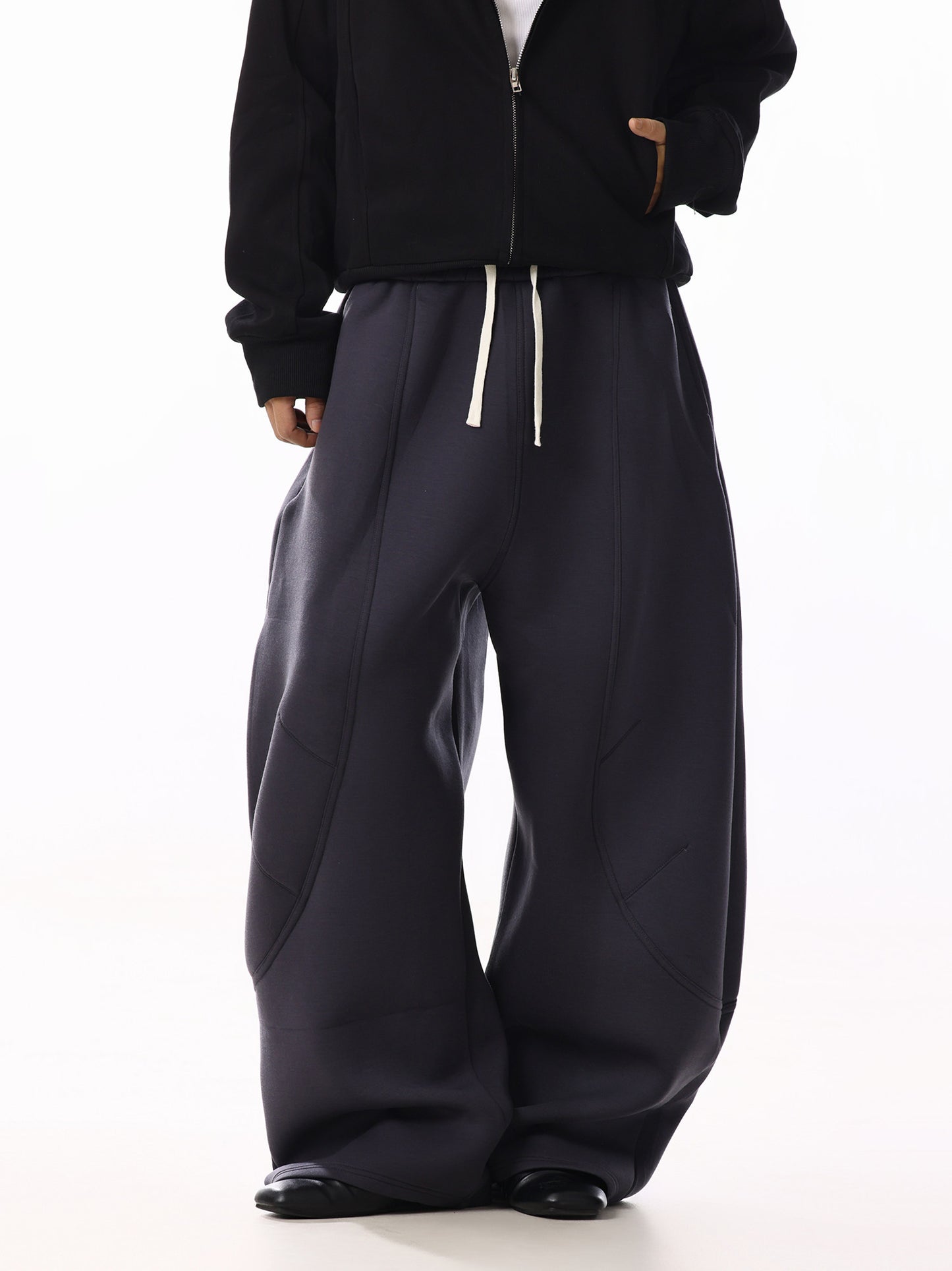 HEAVY WIDE SWEAT BAGGY PANTS